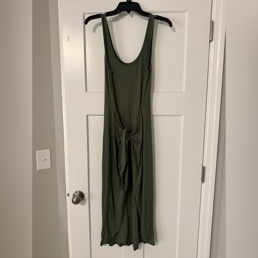 GAP Sage Green Tie Dress